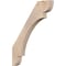 Ekena Millwork 3 1/2"W x 28"D x 36"H Olympic Smooth Knee Brace, Douglas Fir BRC04X28X36OLY00SDF - alternate 1